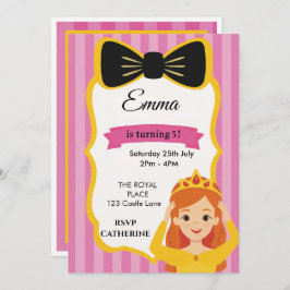 Pink Princess Birthday Invite | Zazzlemade