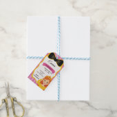 Pink Princess Birthday Invite | Zazzlemade Geschenkanhänger (Mit Garn)