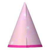 Pink Princess Birthday Party Hat Partyhütchen (Rückseite)