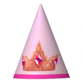 Pink Princess Birthday Party Hat Partyhütchen