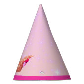 Pink Princess Birthday Party Hat Partyhütchen (Rechts)