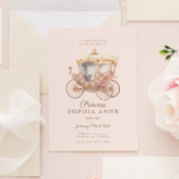 Pink Princess Carriage Fairytale Birthday Party