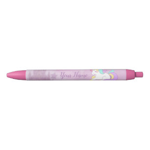 Pink Princess Castle und Niedlich Magical Baby Uni Kugelschreiber
