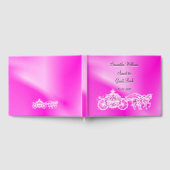 Pink Princess Coach & Horses Sweet 16 Gästebuch (Voll)
