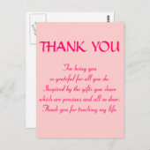 PINK PRINCESS COLLECTION POSTKARTE (Vorne/Hinten)