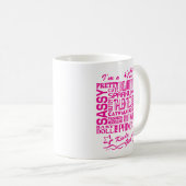 Pink Princess Crown - Kinda Girl Kaffeetasse (VorderseiteRechts)