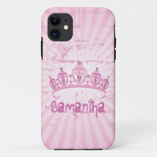 Pink Princess Crown Mate ID™ iPhone 5 Fall Case-Mate iPhone Hülle (Rückseite)