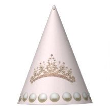Pink Princess Crown Party Hat