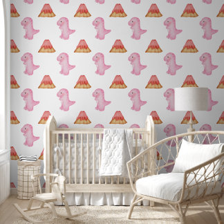 Pink Princess Dinosaur Tapete