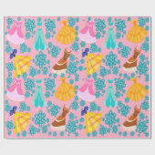 Pink Princess Dress Packpapier (Flach)