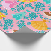 Pink Princess Dress Packpapier (Ecke)