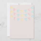 Pink Princess Fairytale Magical Castle Birthday Einladung (Rückseite)