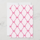 Pink Princess Fantasy Birthday Party Dankeskarte (Rückseite)