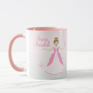 Pink Princess Fantasy Birthday Party Tasse