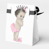 Pink Princess Girl Babydusche Geschenkschachtel (Rückseite)