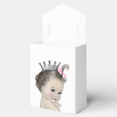 Pink Princess Girl Babydusche Geschenkschachtel (Geöffnet)