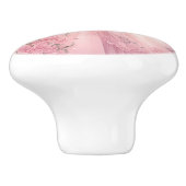 Pink Princess Girl's Girly Ceramic Knob Keramikknauf (Seitenansicht)