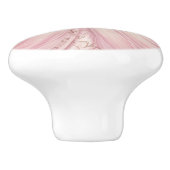 Pink Princess Girl's Girly Ceramic Knob Keramikknauf (Seitenansicht)