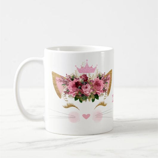 Pink Princess Kitty Tasse (Links)