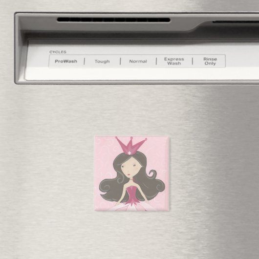 Pink Princess Magnet (In Situ (Geschirrspüler))