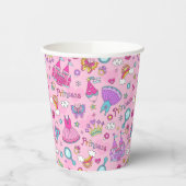 Pink Princess Paper Cup Pappbecher (Links)