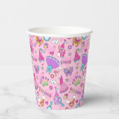 Pink Princess Paper Cup Pappbecher (Rechts)