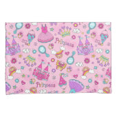 Pink Princess Pillowcase (Paarung) Kissenbezug (Vorderseite-Rechts)