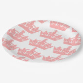 Pink Princess Theme Royal Crown Paper Teller (Schrägansicht)