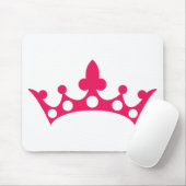 Pink Princess Tiara Mousepad (Mit Mouse)