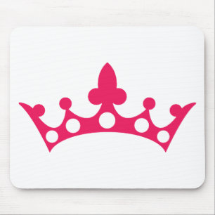 Pink Princess Tiara Mousepad