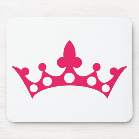 Pink Princess Tiara Mousepad (Vorne)
