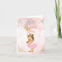 Pink Princess Vintag Baby Girl Light Vielen Dank
