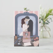 Pink Promise Einladung (Stehend Vorderseite)