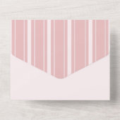 Pink Promise - Leere Spiegel All In One Einladung (Rückseite)