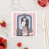 Pink Promise Serviette (Beispiel)