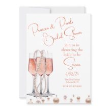 Pink Prosecco und Pearls Brautparty