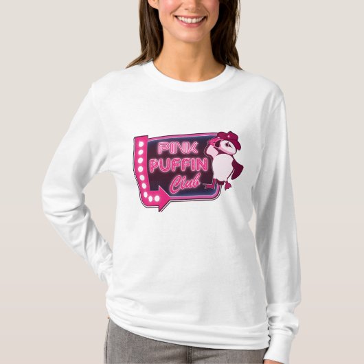 Pink Puffin Club T-Shirt (Vorderseite)
