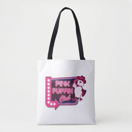 Pink Puffin Club Tasche (Vorderseite)