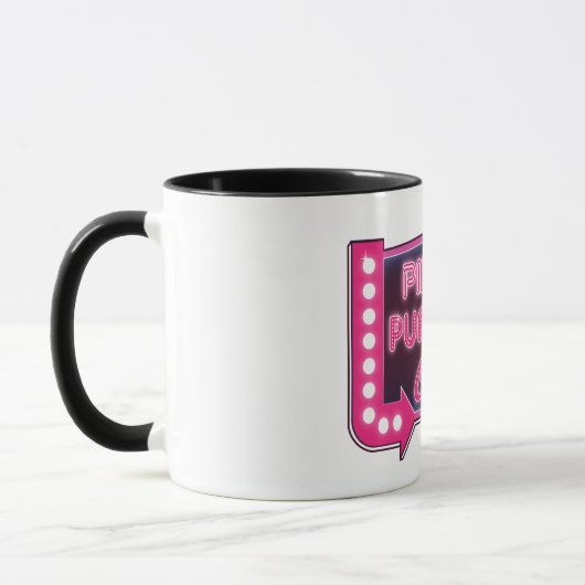 Pink Puffin Club! Tasse (Links)