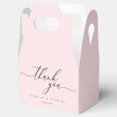 Pink-Pulver Danke Geschenkschachtel (Geöffnet)