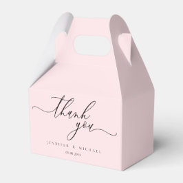 Pink-Pulver Danke Geschenkschachtel