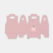 Pink Pumpkin 1. Geburtstag Geschenkschachtel (Ungefaltet)