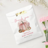 Pink Pumpkin auf ihrem Weg Fall Girl Babydusche Geschenktütchen (Versiegelt)
