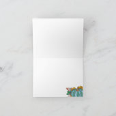 Pink Pumpkin Baby Boy Herzlichen Glückwunsch Blank Dankeskarte (Innenseite)