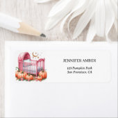 Pink Pumpkin Baby Crib Rustikale Herbst- und Herbs (Insitu)