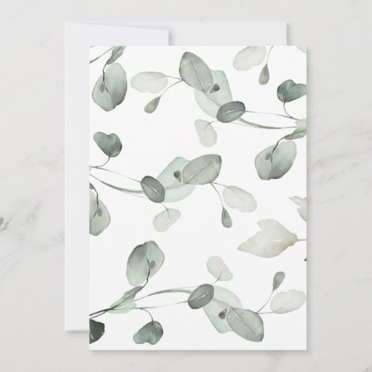 Pink Pumpkin Baby Dusche Einladung (Rückseite)