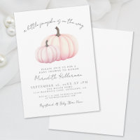Pink Pumpkin Baby Dusche