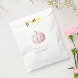 Pink Pumpkin Baby Dusche Gefälligkeitstaschen Geschenktütchen