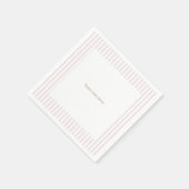 Pink Pumpkin Baby Dusche Party Napkins Serviette (Ecke)