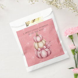 Pink Pumpkin Baby Girl Dusche Geschenktütchen